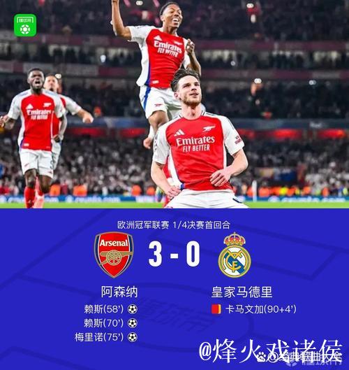 皇马再演逆转奇迹？数据示阿森纳或小负晋级